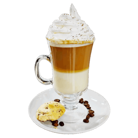 Capuchino con crema