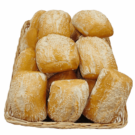 Pan Ciabatta con Ajonjolí Grande x unidad