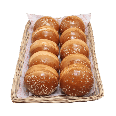 Pan Hamburguesa Grande con aro - Bolsa x 10 und.