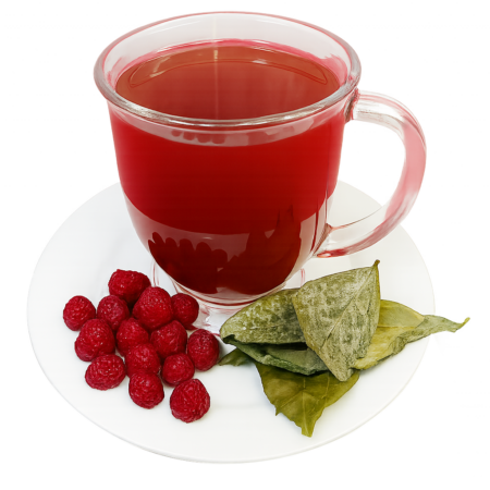 Calientito con Néctar de Frutas, Frambuesa, Té verde - Vaso 300 ml