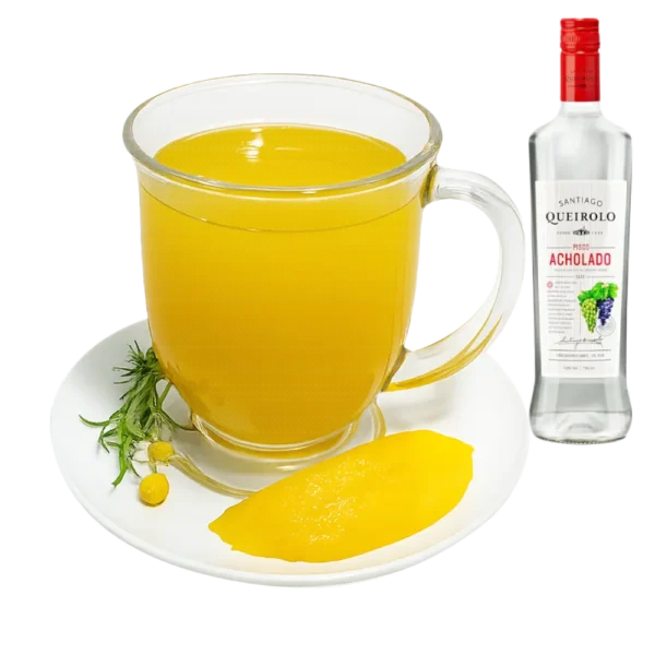 Calientito con Néctar de Mango, Manzanilla y Pisco - Vaso x 300 ml ...