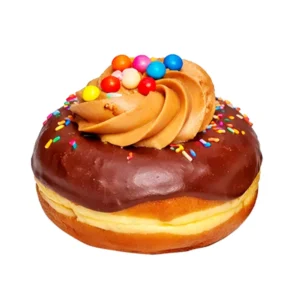 Donas con manjar blanco o fudge