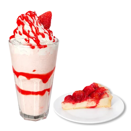 Frappe de Cheesecake de Fresa